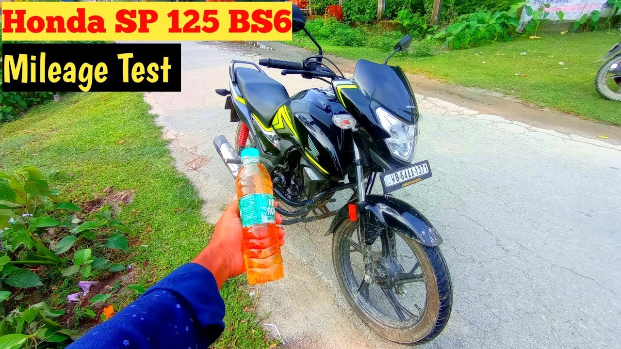 Honda SP 125 BS6 Mileage Test | Honda SP 125 BS6 - 1 Litre Mileage Test | Honda SP 125 BS6 Mileage