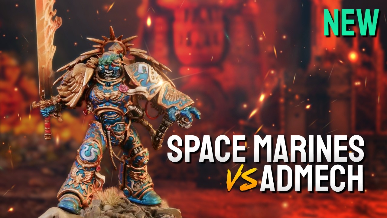 NEW Space Marines vs Adeptus Mechanicus - Warhammer 40k 11th Edition Battle Report