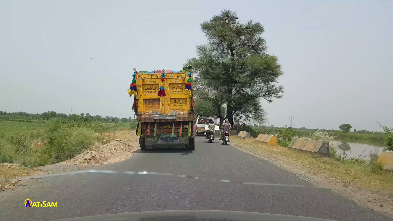 Qadirabad Barrage To Gujrat - Phalia Road By Mandi Bahauddin Road | القيادة في باكستان