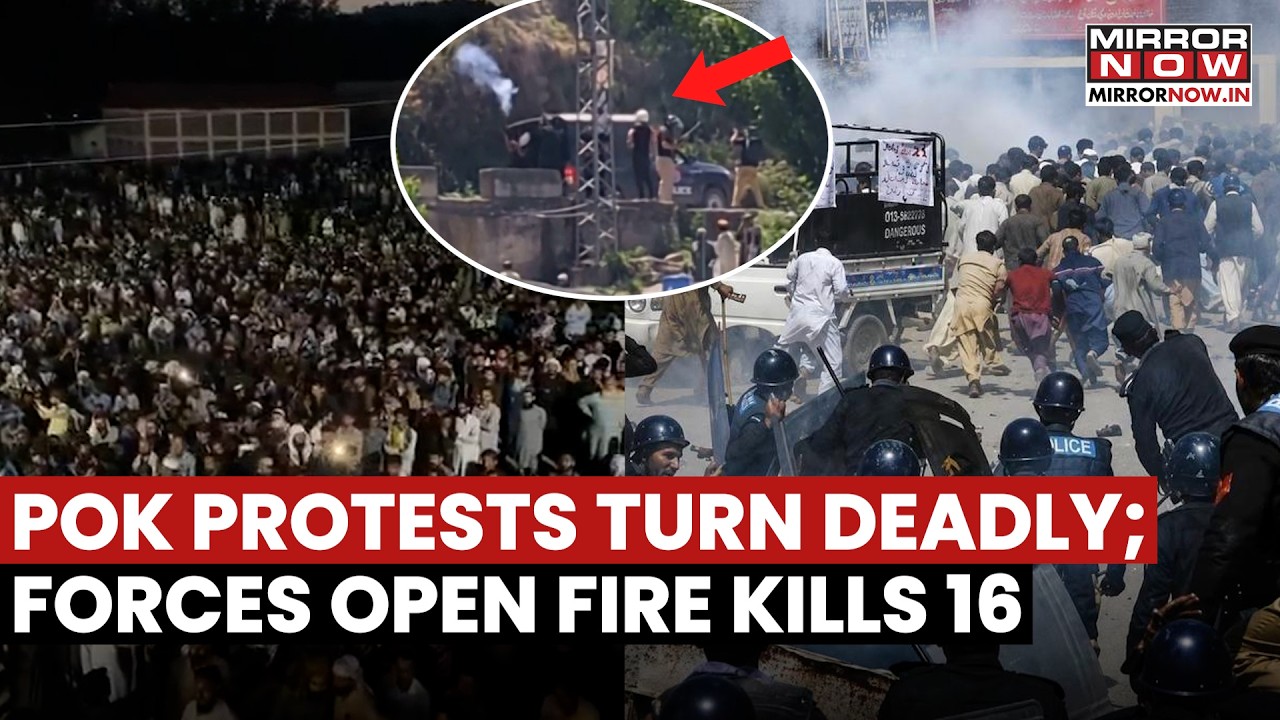 Pakistan's PoK Protests Turn Deadly; Security Forces Open Fire In Rawalakot Kills 16, 37+ Injured
