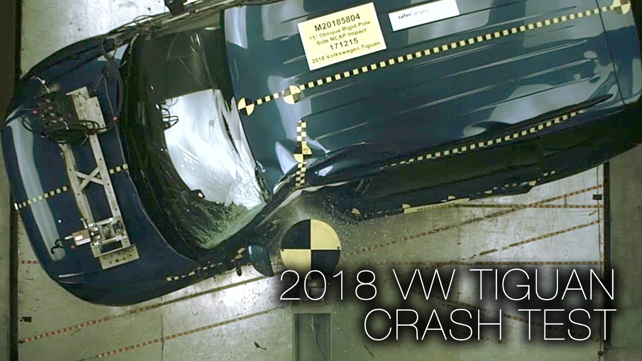 Volkswagen Tiguan (2018) Side Pole Crash Test