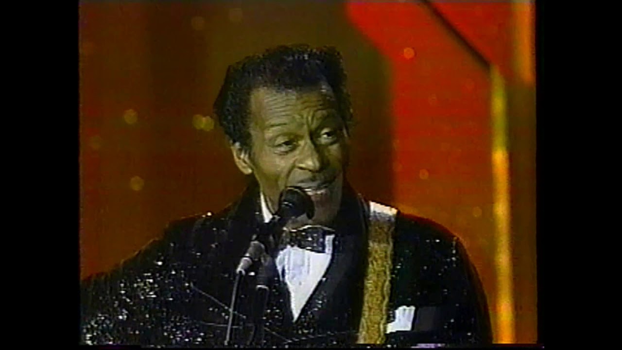 Chuck Berry - Let It Rock + Nadine (Tonight Show 1/11/89) part 1 of 2