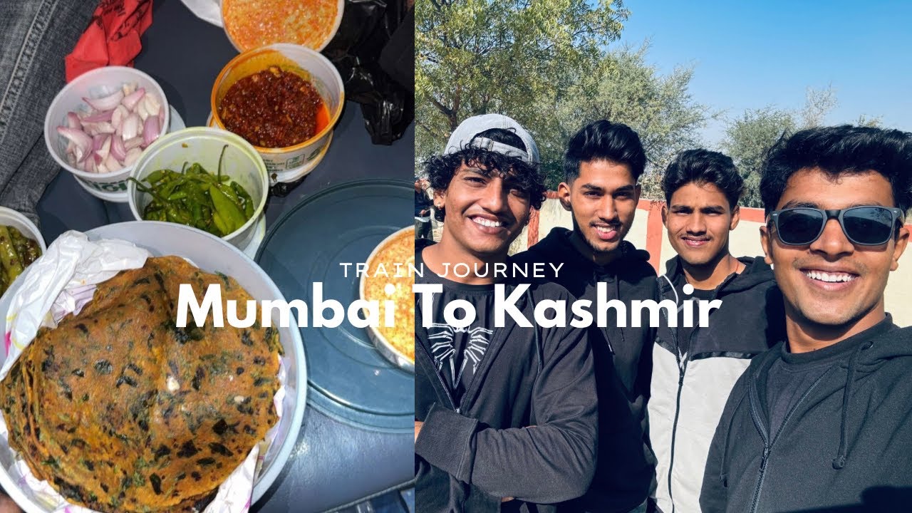 Mumbai to Kashmir by train || train journey vlog || Borivali station to jammu Tawi