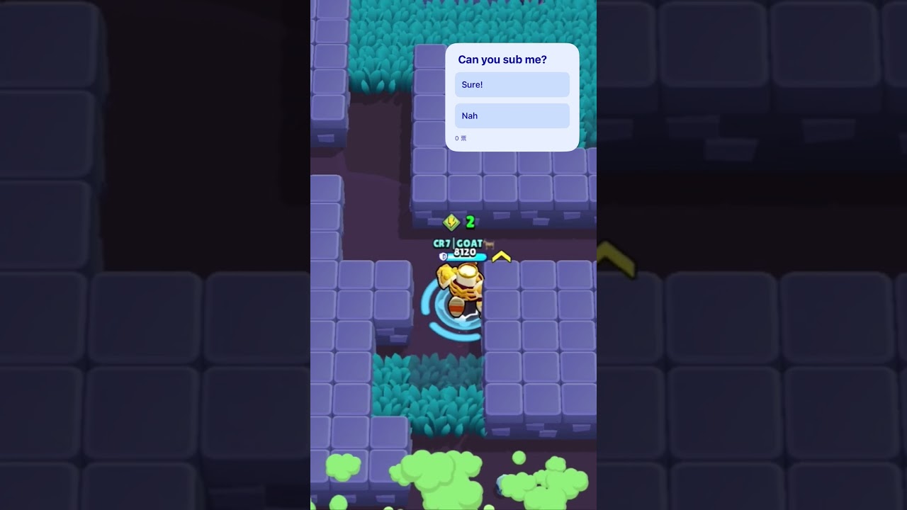 可以訂閱我嗎？can you subscribe me?#brawlstars