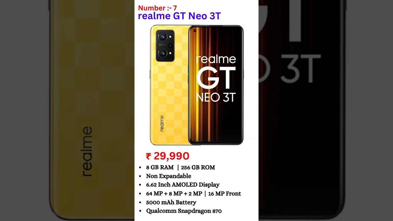 Best Realme Phones In 2024 | #5g #smartphones