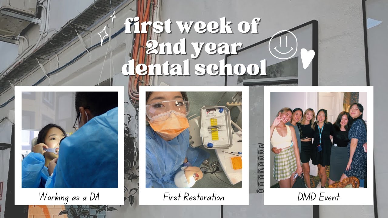Australian Dental School VLOG: 1st week of DMD2🦷 First restoration, Cafe hop, Dental assistant life