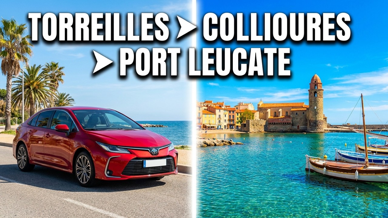 Mai 2025 : Torreilles ➤ Collioures ➤ Port la Nouvelle➤ Port Leucate (vitesse x3) - Corolla 2023