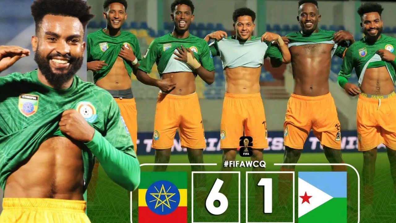 Ethiopia 6-1 Djibouti Extended Highlight | ኢትዮጵያ 6-1 ጅቡቲ | አቡኪ ሃትሪክ | በረከት ደስታ ሃትሪክ | ዋልያዎቹ