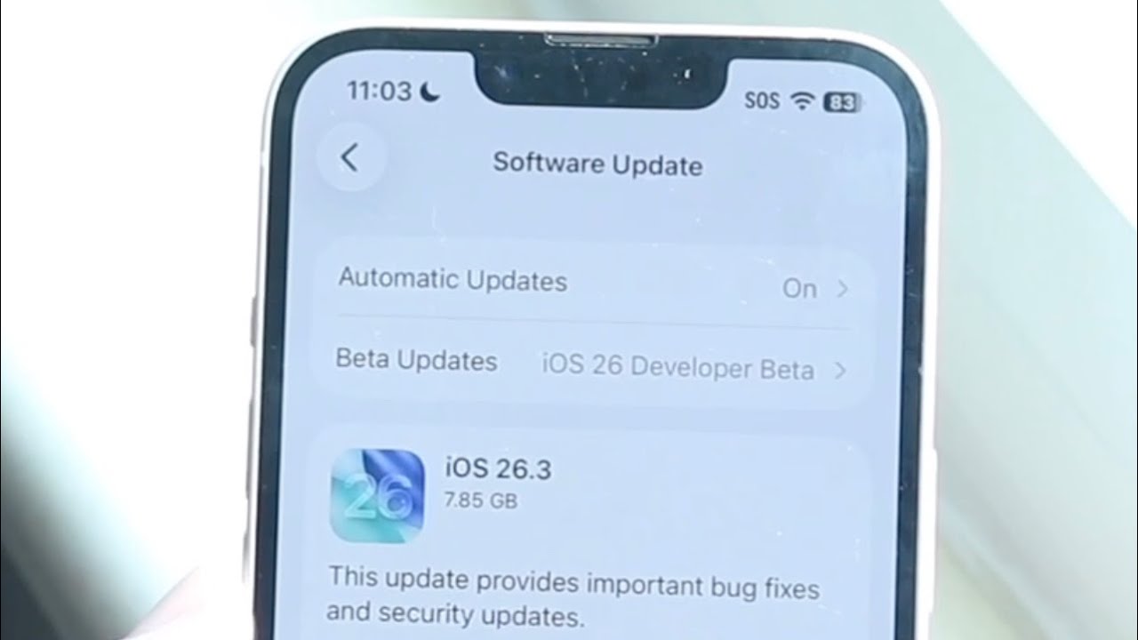 Избегайте iOS 26.4
