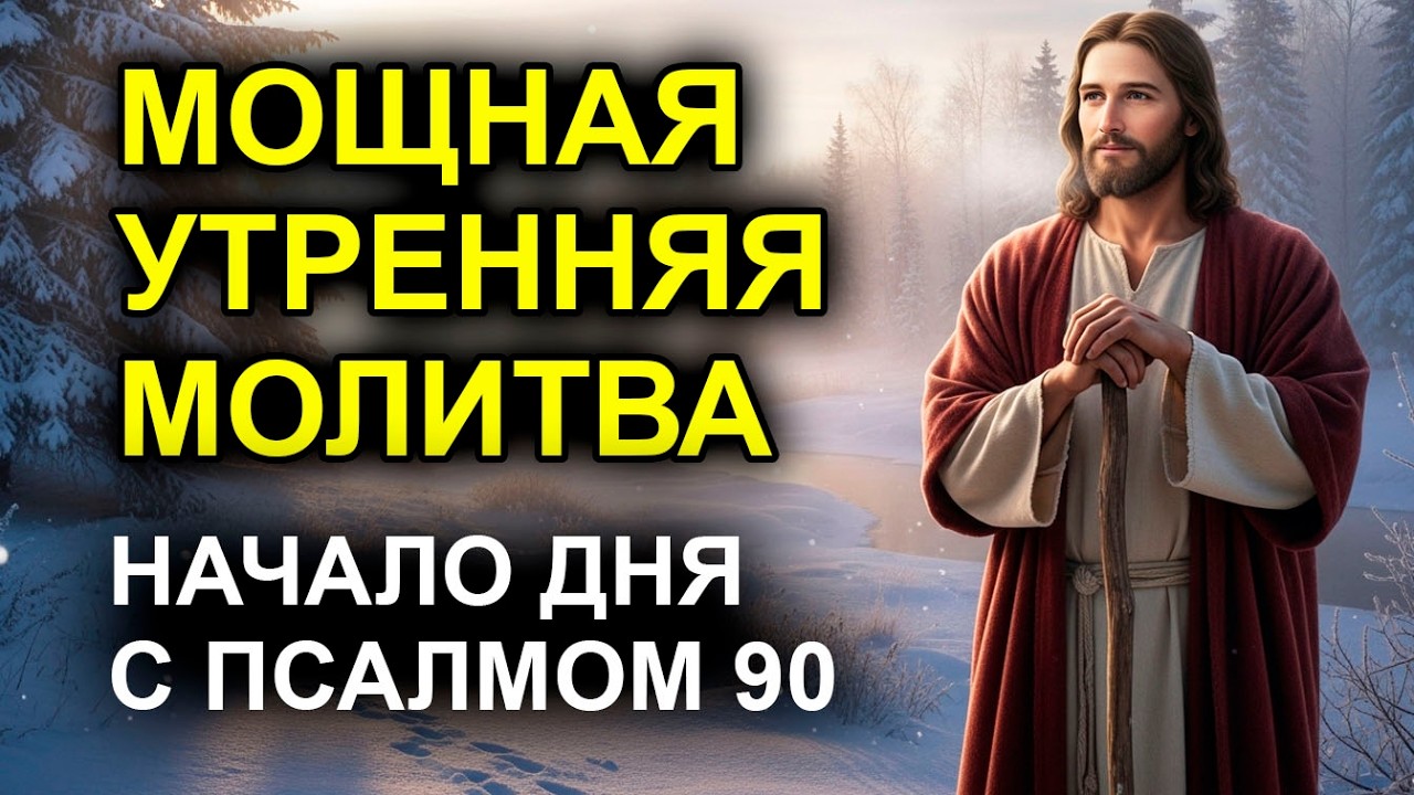 УТРЕННЯЯ МОЛИТВА ОТ СТРАХА И ТРЕВОГИ  Включи Псалом 90, и Бог успокоит твою душу