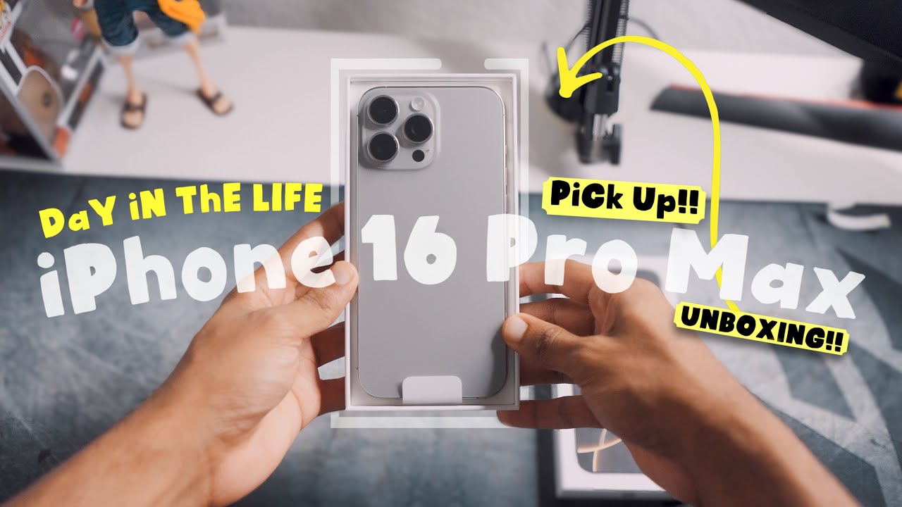 День из жизни | iPhone 16 Pro Max: сбор и распаковка! Натуральный титан