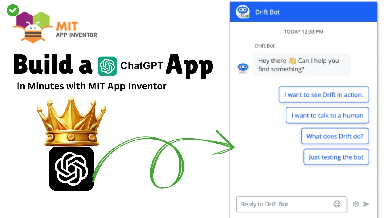 Build a Chat GPT App in Minutes with MIT App Inventor