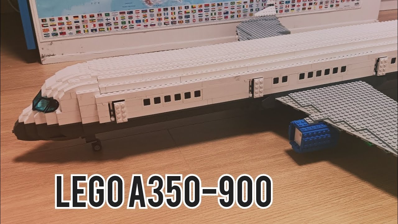 Airbus a350-900 lego plane
