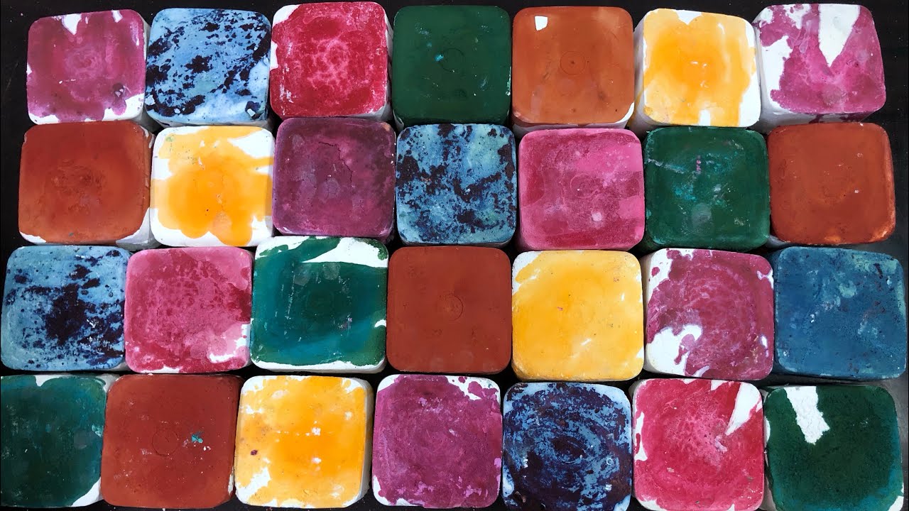 28 Tie-dye gym chalk blocks