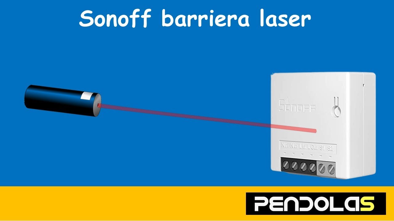 Sonoff Barriera Laser                             Laser allarm sonoff