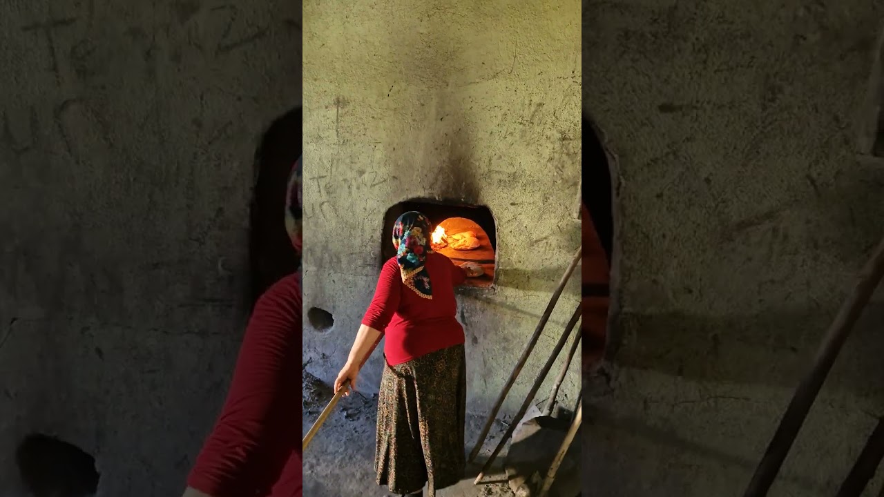 sivas hafik tavşanlı köyü fırını ekmek pişirme
