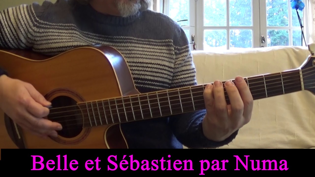 Belle et Sébastien Générique dessin animé guitare voix 1980