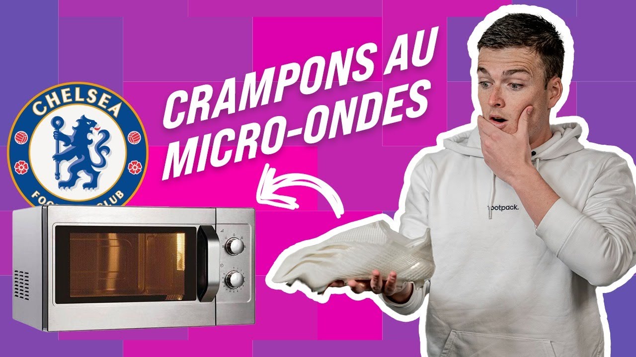 On met nos CRAMPONS AU MICRO-ONDES comme à CHELSEA... et ÇA TOURNE MAL - Web TV footpack.
