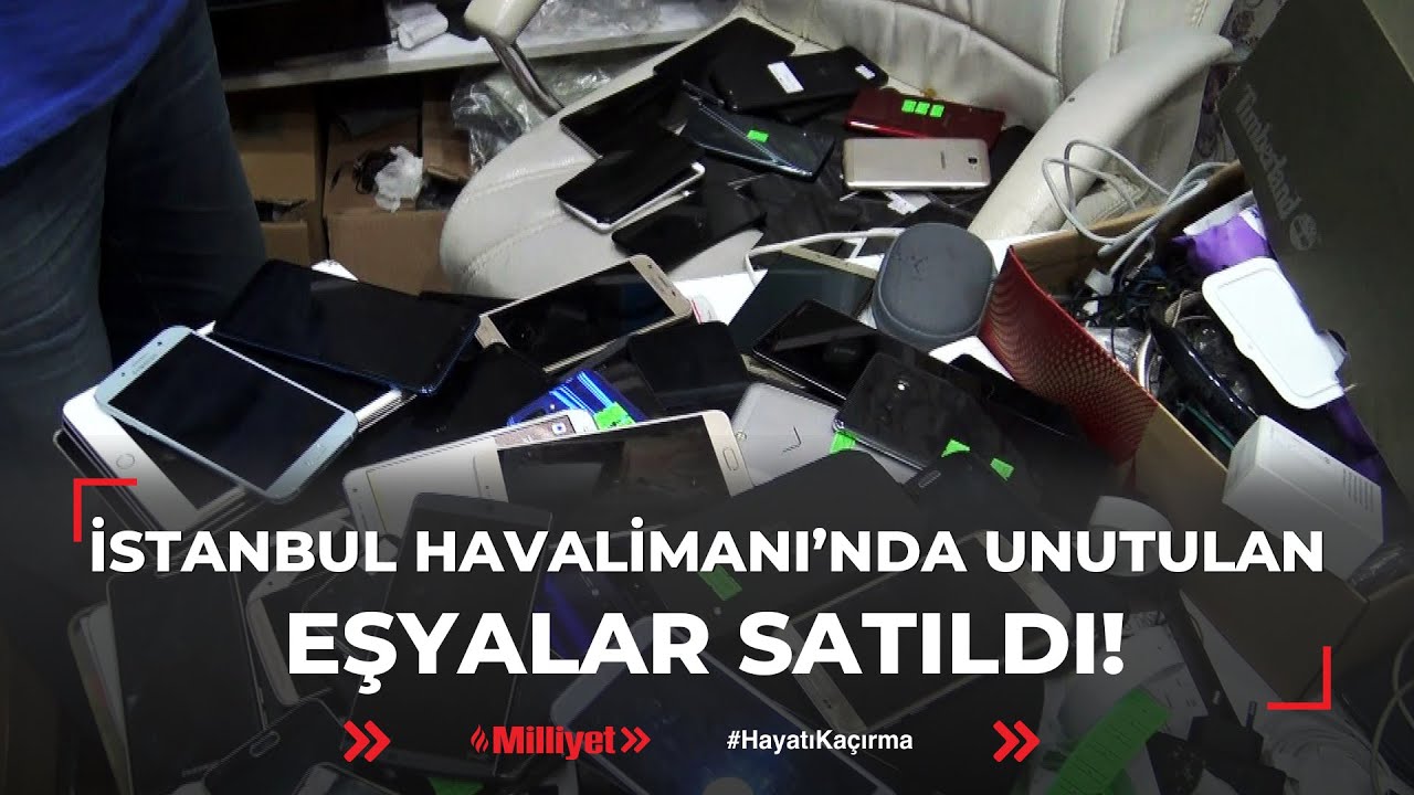 İstanbul Havalimanı'nda unutulan eşyalar satılıyor