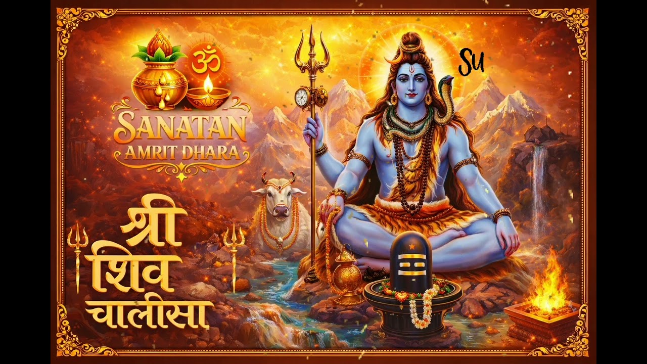 Shree Shiv Chalisa | Powerful Devotional Prayer to Lord Shiva | Sanatan Amrit Dhara