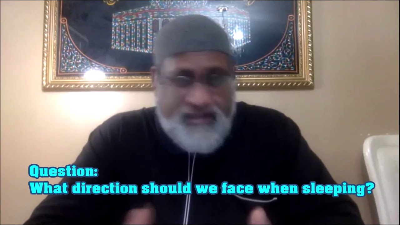 What direction should we face when sleeping?