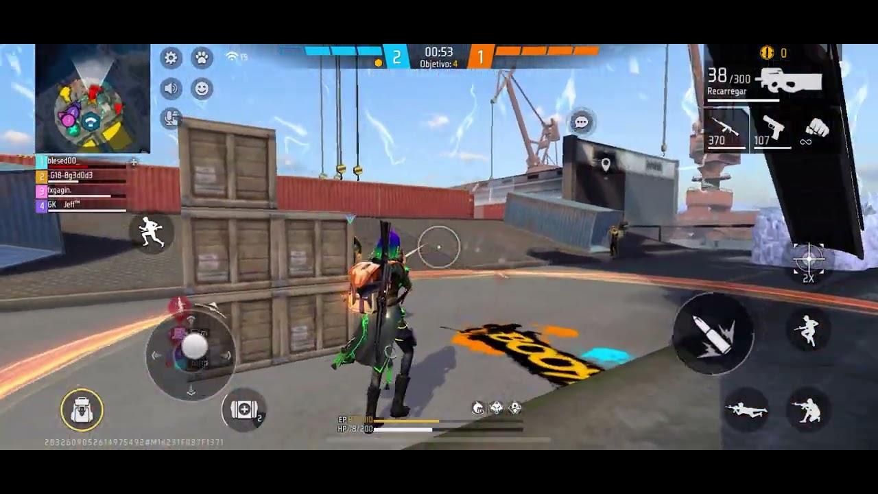 Jogando free fire parte 28