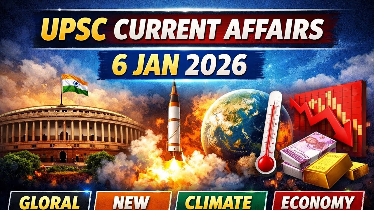 UPSC Current Affairs , January 6th 2026 ,#thehindu#upsc#iasips#pib#mainsanswerwriting#pib#trending 