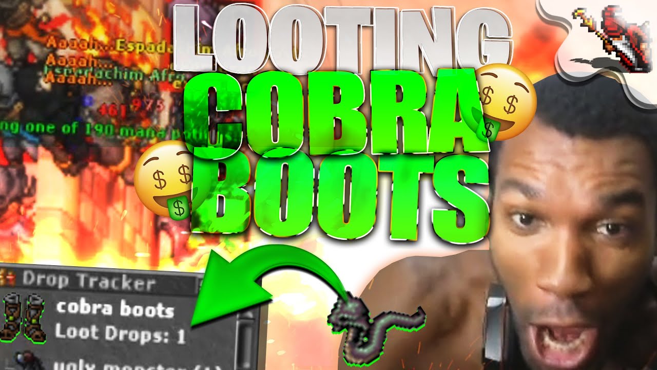 LOOTING COBRA BOOTS, SOLO FEROXA and UPPING LEVEL 1200!  - Tibia Best Clips #TibiaFerumbrinha