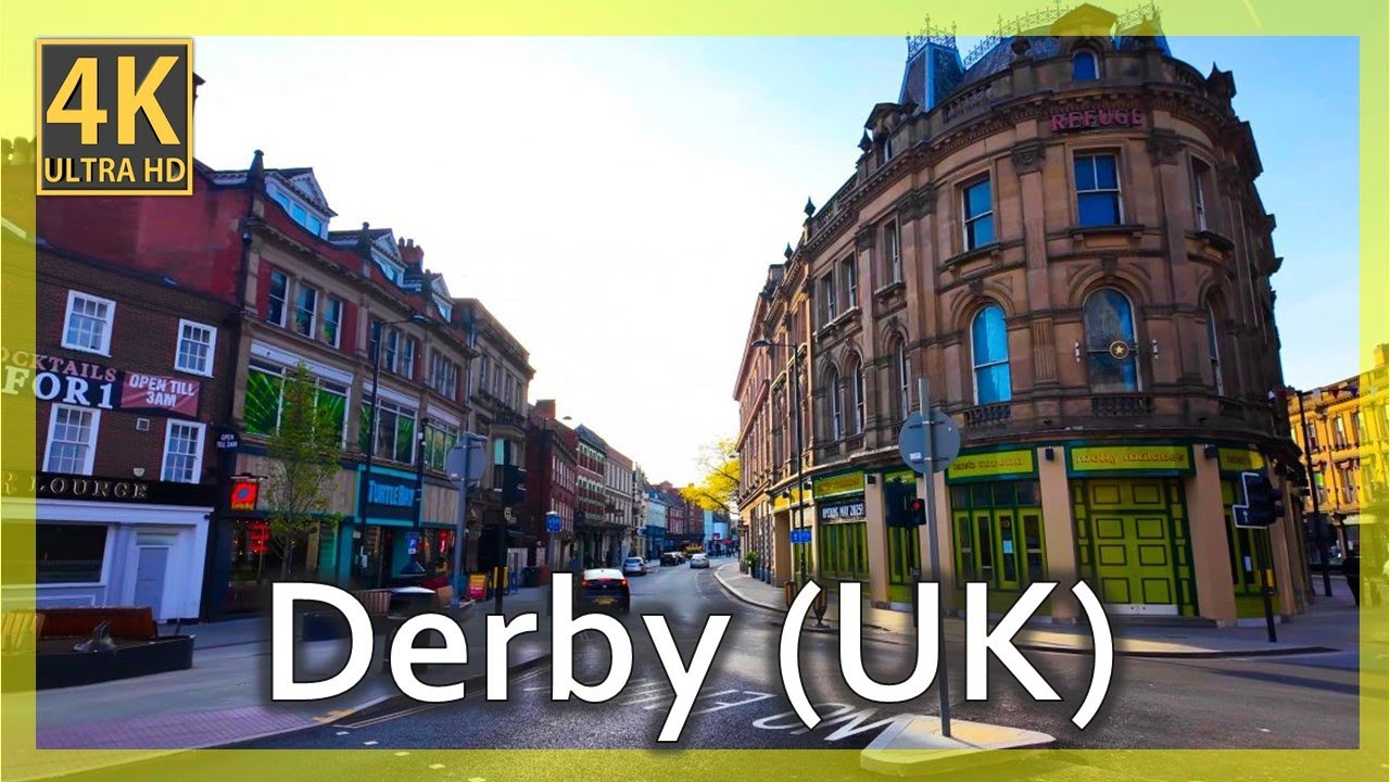 Derby Walk [4k 60 fps] United Kingdom (UK)