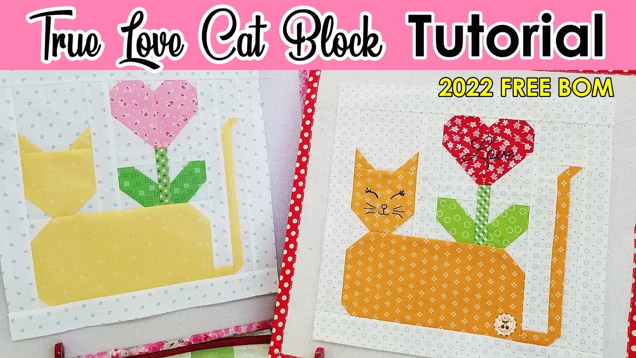 True Love Cat Block Tutorial