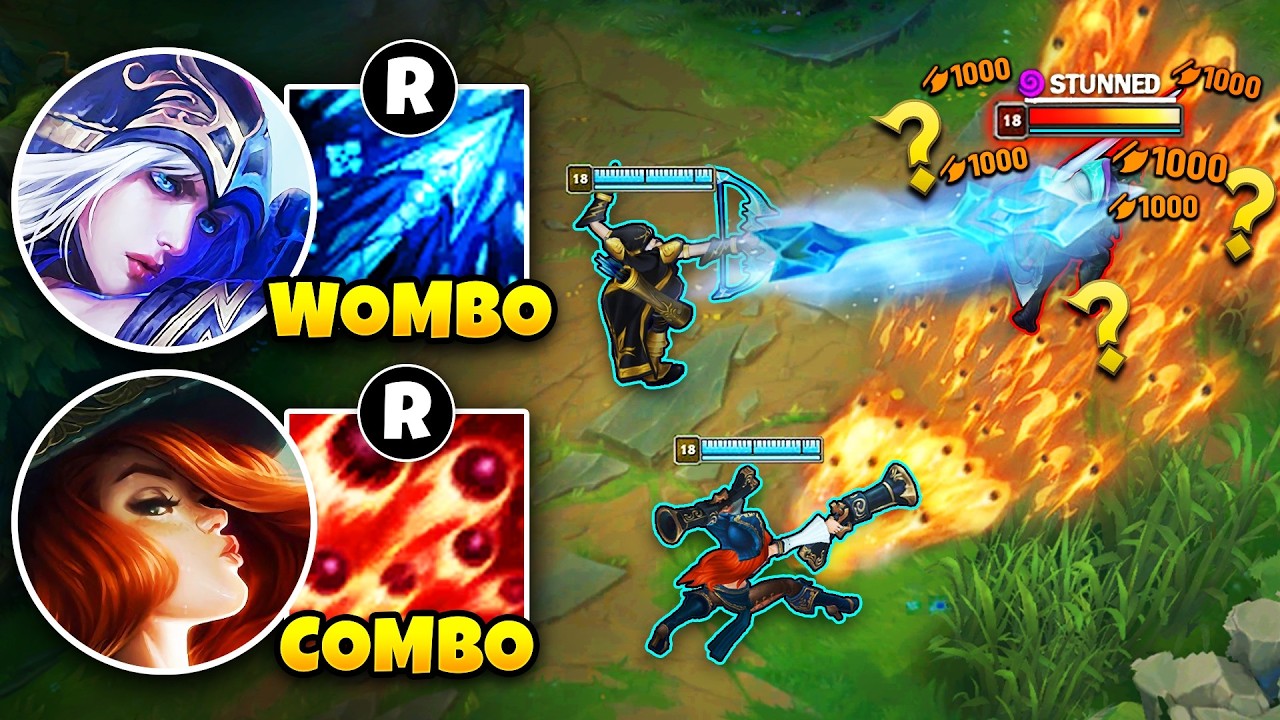 This bot lane comp has the BEST Wombo Combo in the game (NO BRAIN REQUIRED)