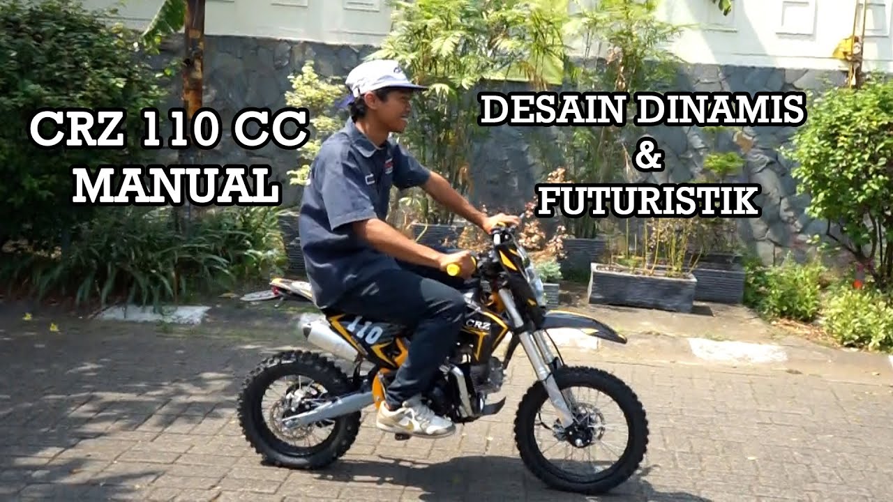CRZ 110CC MANUAL DENGAN DESAIN DINAMIS & FUTURISTIK