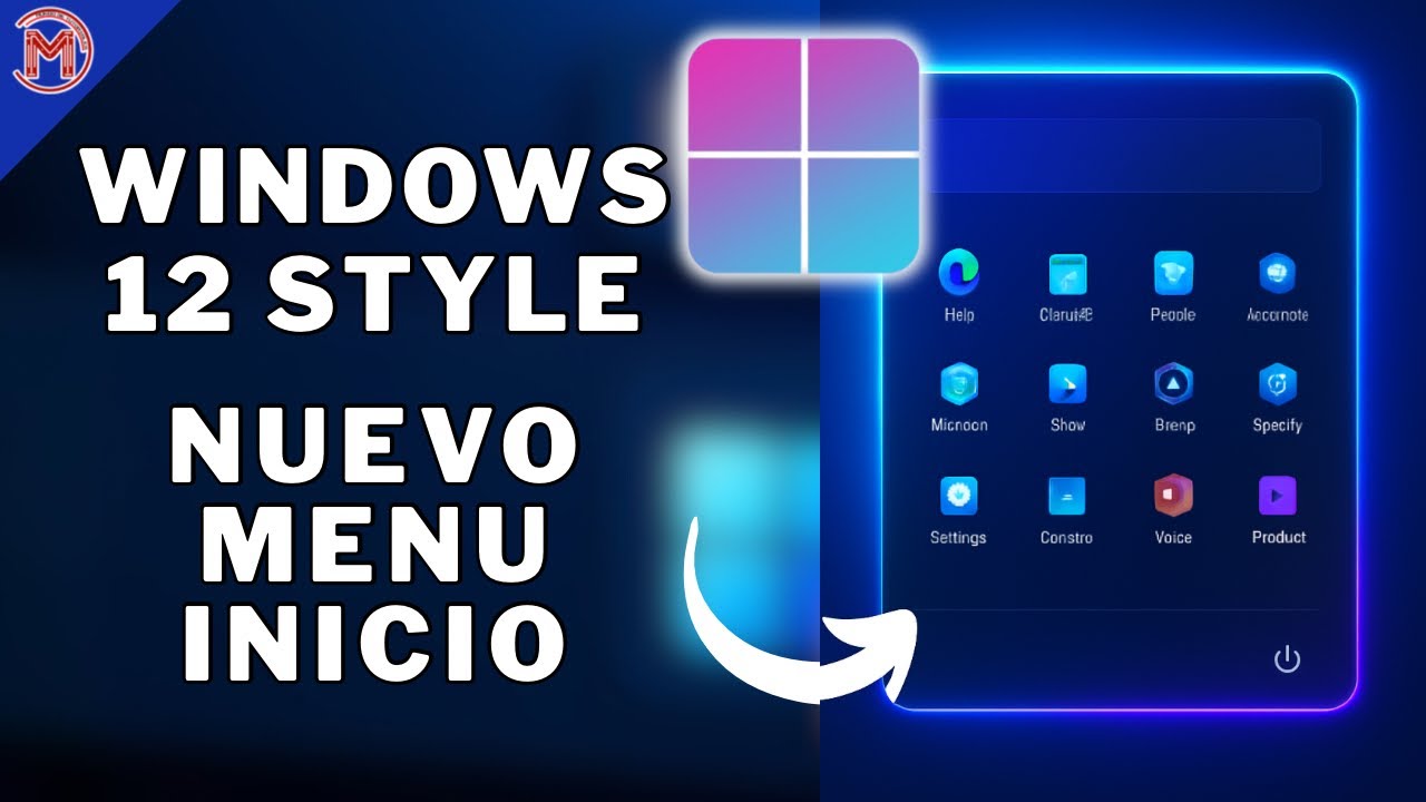 🔥 Convierte tu Windows 11 en el estilo de Windows 12 ✨ Nuevo Menú Inicio Elegante 2025 🖥️