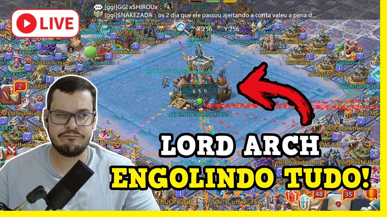 🔴LORDS DO ZERO - SEM PATROCÍNIO DA IGG! #120 Lords Mobile