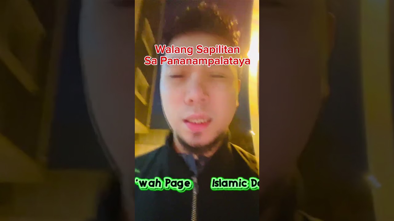 “Walang Sapilitan sa Pananampalataya” #islamicvideo 