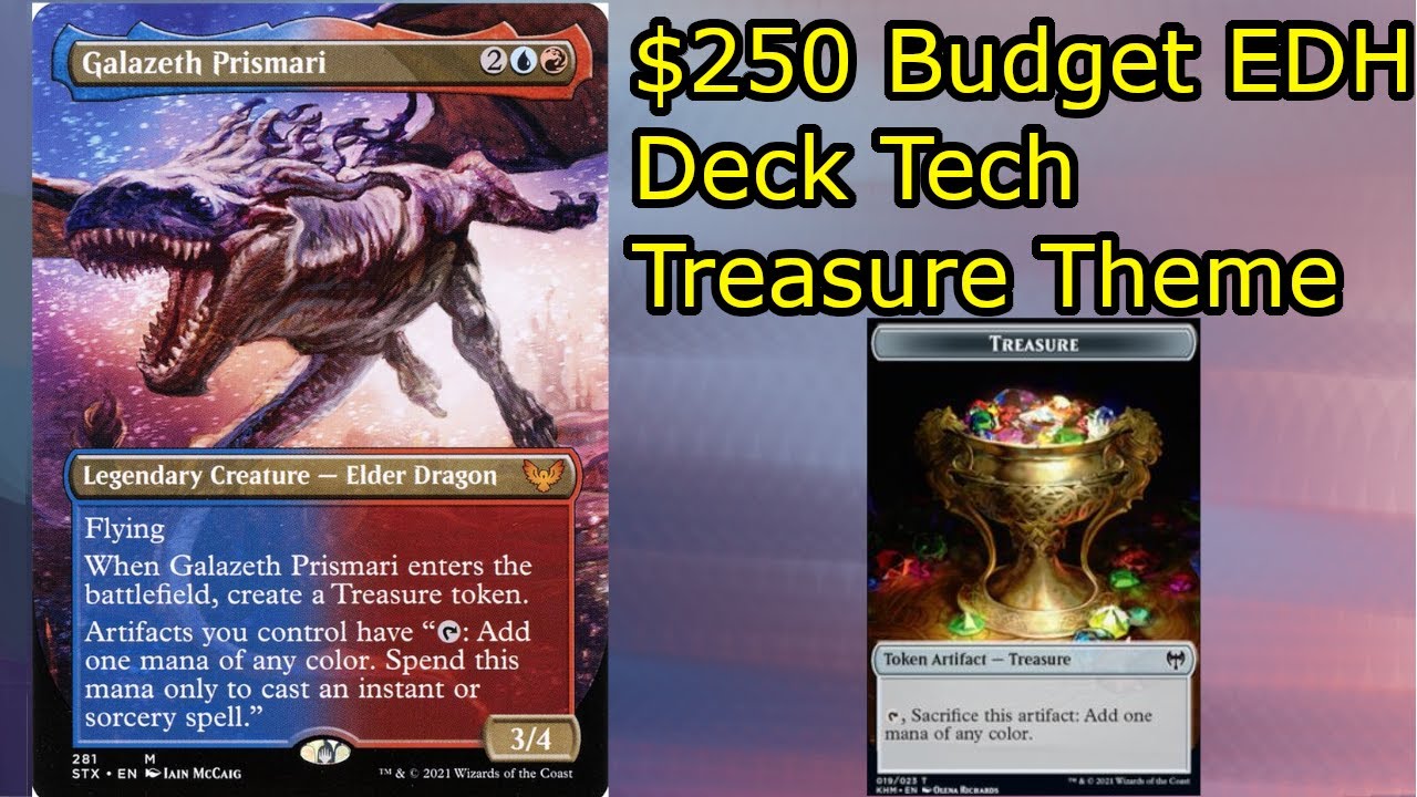 Magic the Gathering | Galazeth Prismari Treasures $250 Budget EDH Deck Tech JAJAM league #mtg