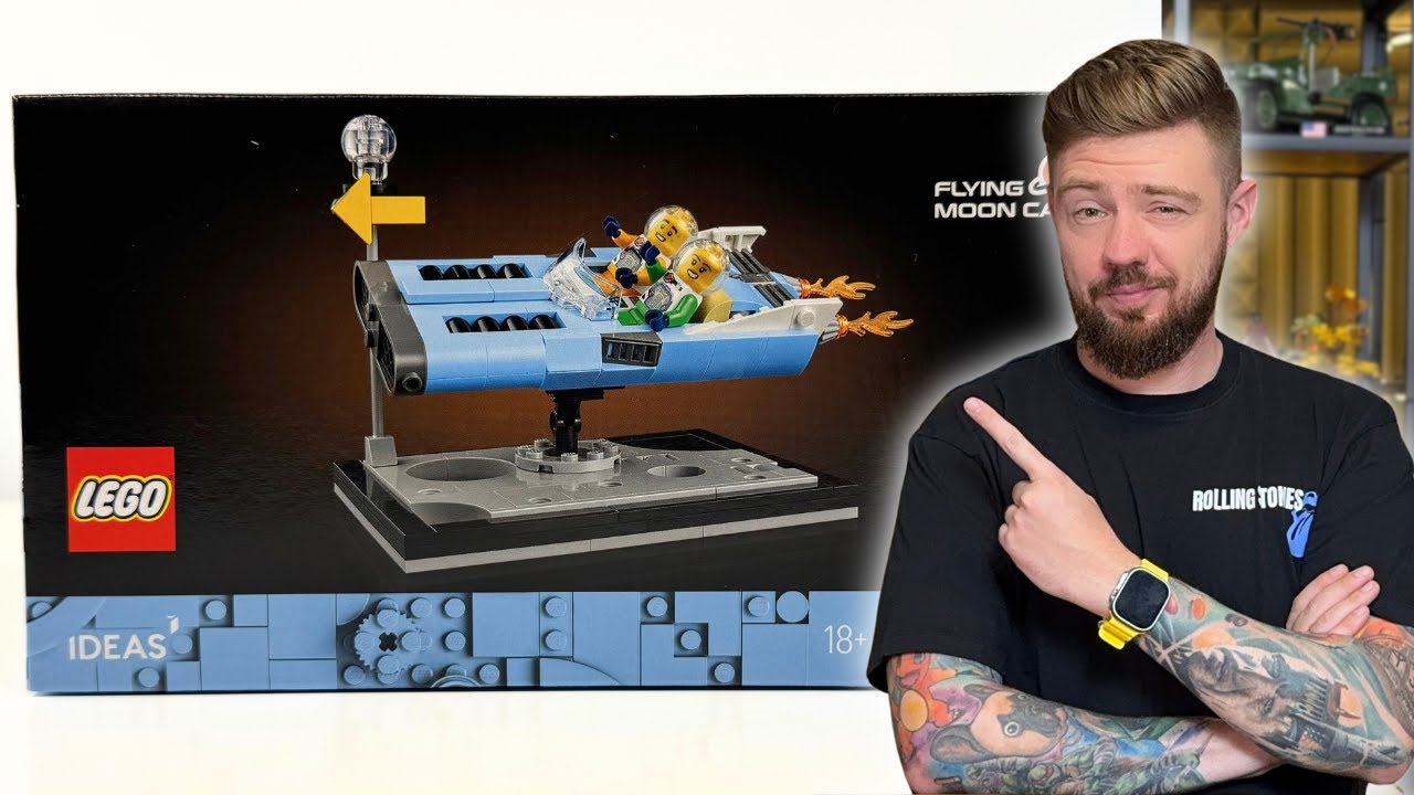 LATAJĄCY KSIĘŻYCOWY SAMOCHÓD 🌔 LEGO IDEAS 40789 RECENZJA