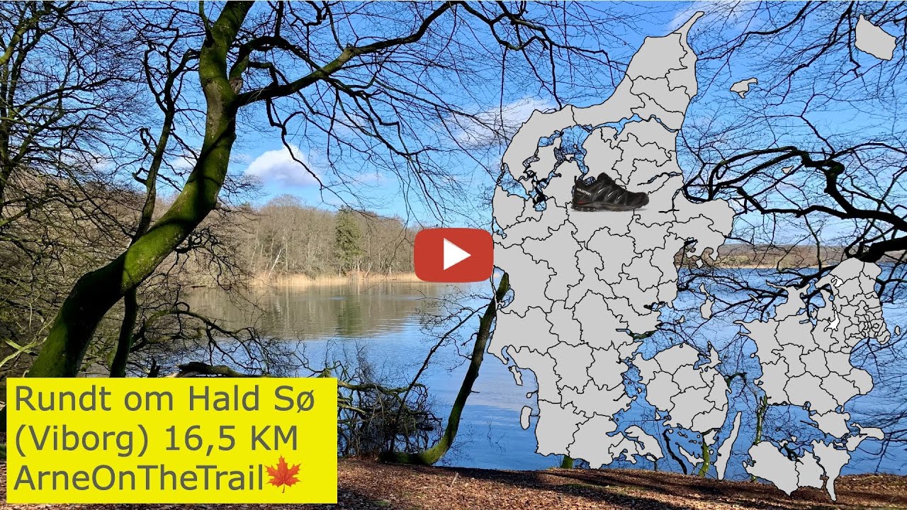 Rundt om Hald Sø ved Viborg (animations-video med rute og billeder)
