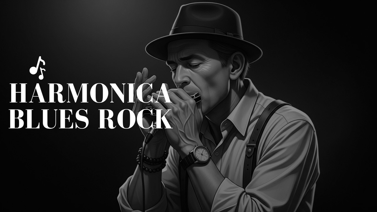 Relaxing Blues Rock Harmonica  Warm Mood for Background Music