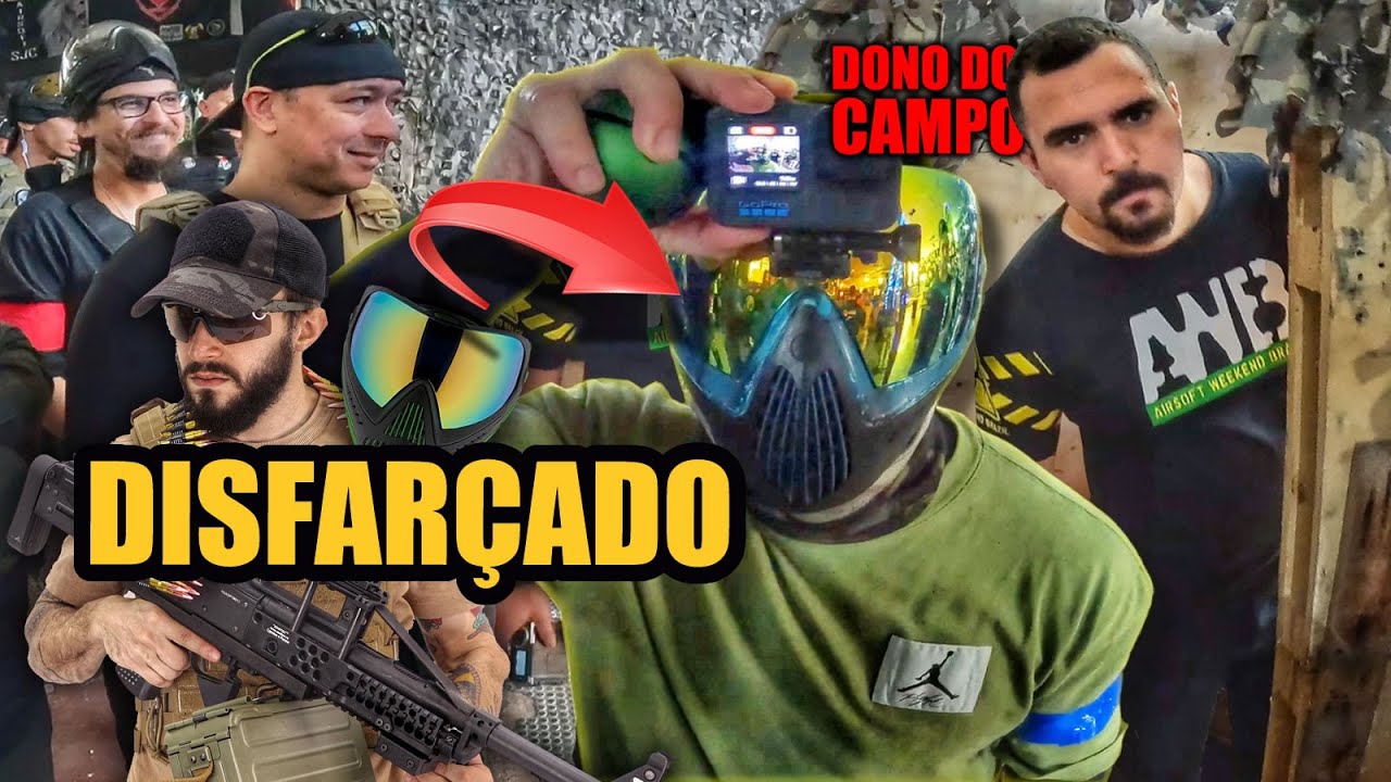 EXPULSO 🚫 Dia de NOOB no MAIOR CAMPO de AIRSOFT de SÃO PAULO‼️