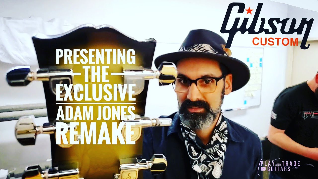 Gibson's Cesar Gueikian Presents Stolen Adam Jones Les Paul Remake to #1 Fan // Gibson Custom HQ