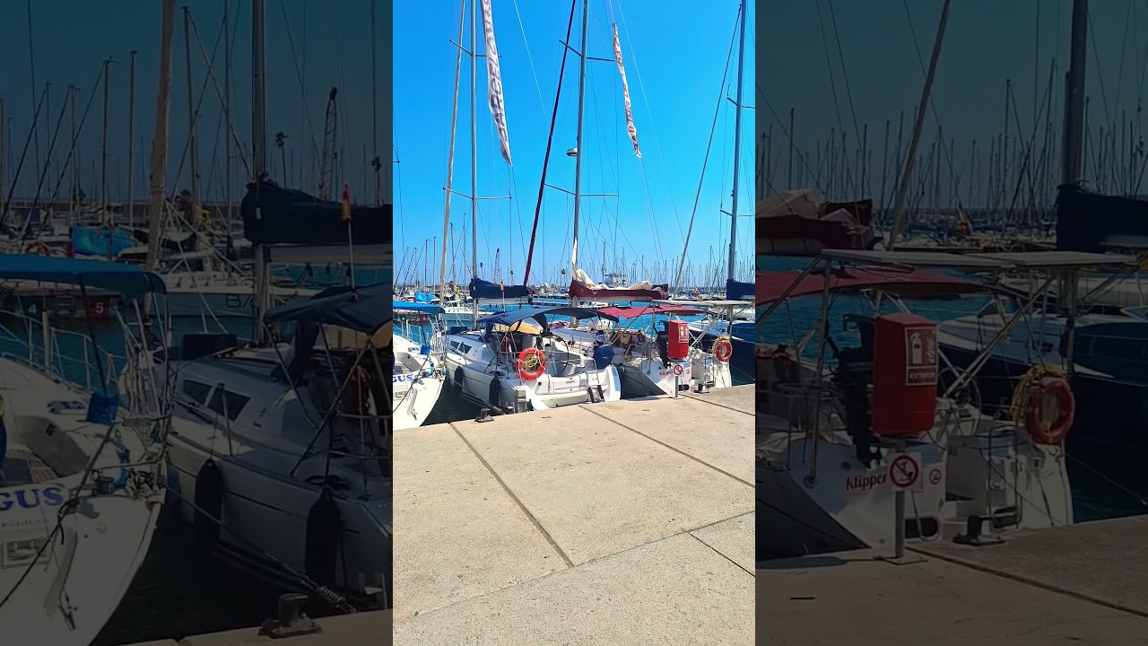 Port Olimpic, Barcelona #youtubeshorts #shortsfeed #barcelona #spain #catalunya #shorts #travel