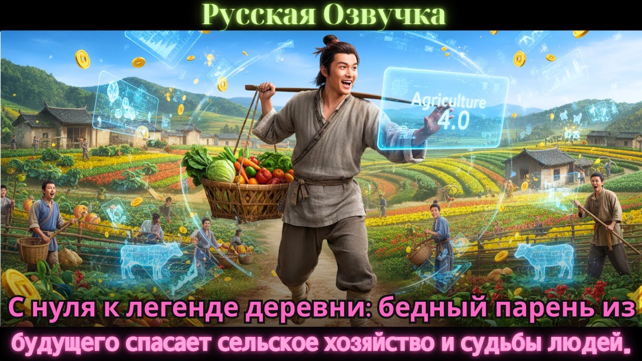 С нуля к легенде деревни: бедный парень из будущего спасает сельское хозяйство и судьбы людей.
