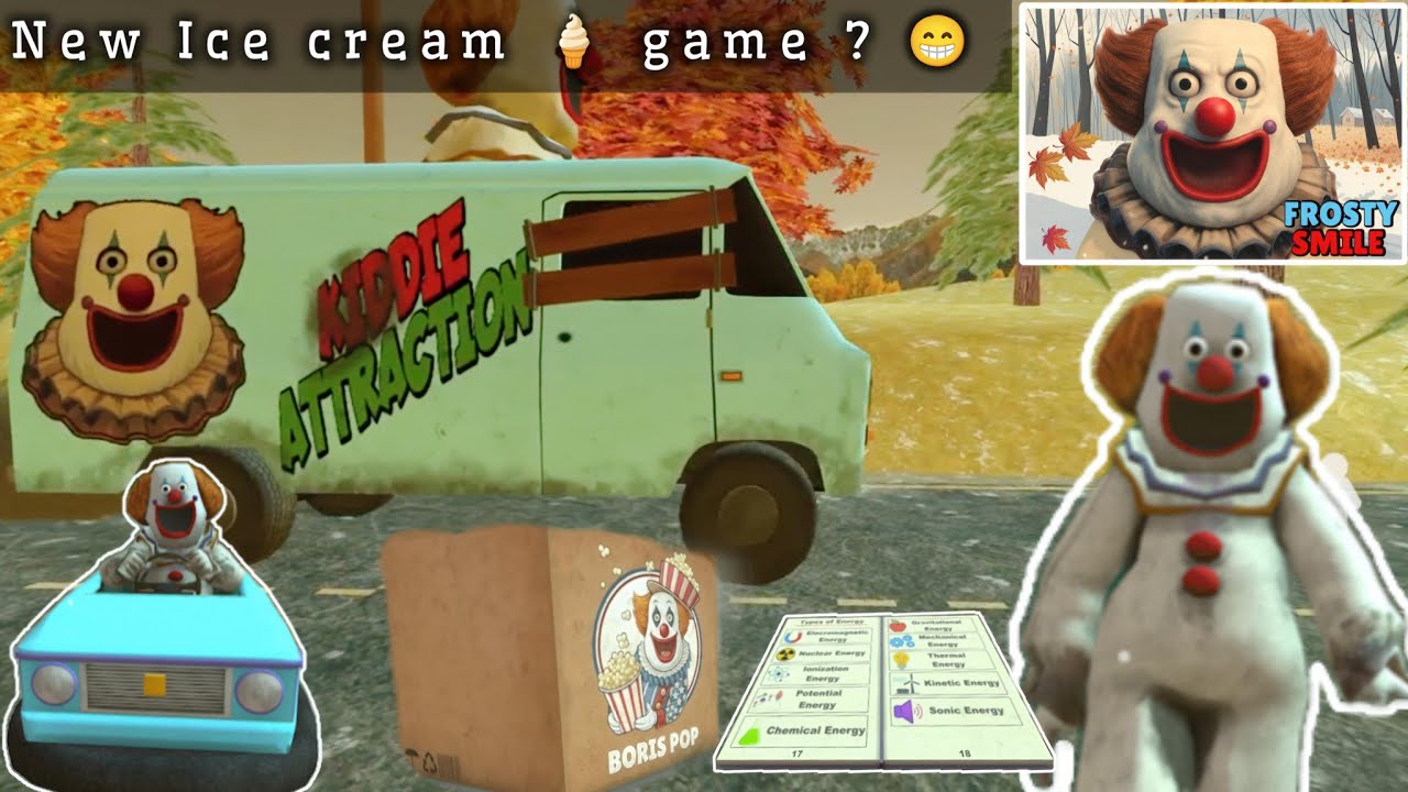 New Ice Cream kidnapper game ? 🤡🍿🍦😁