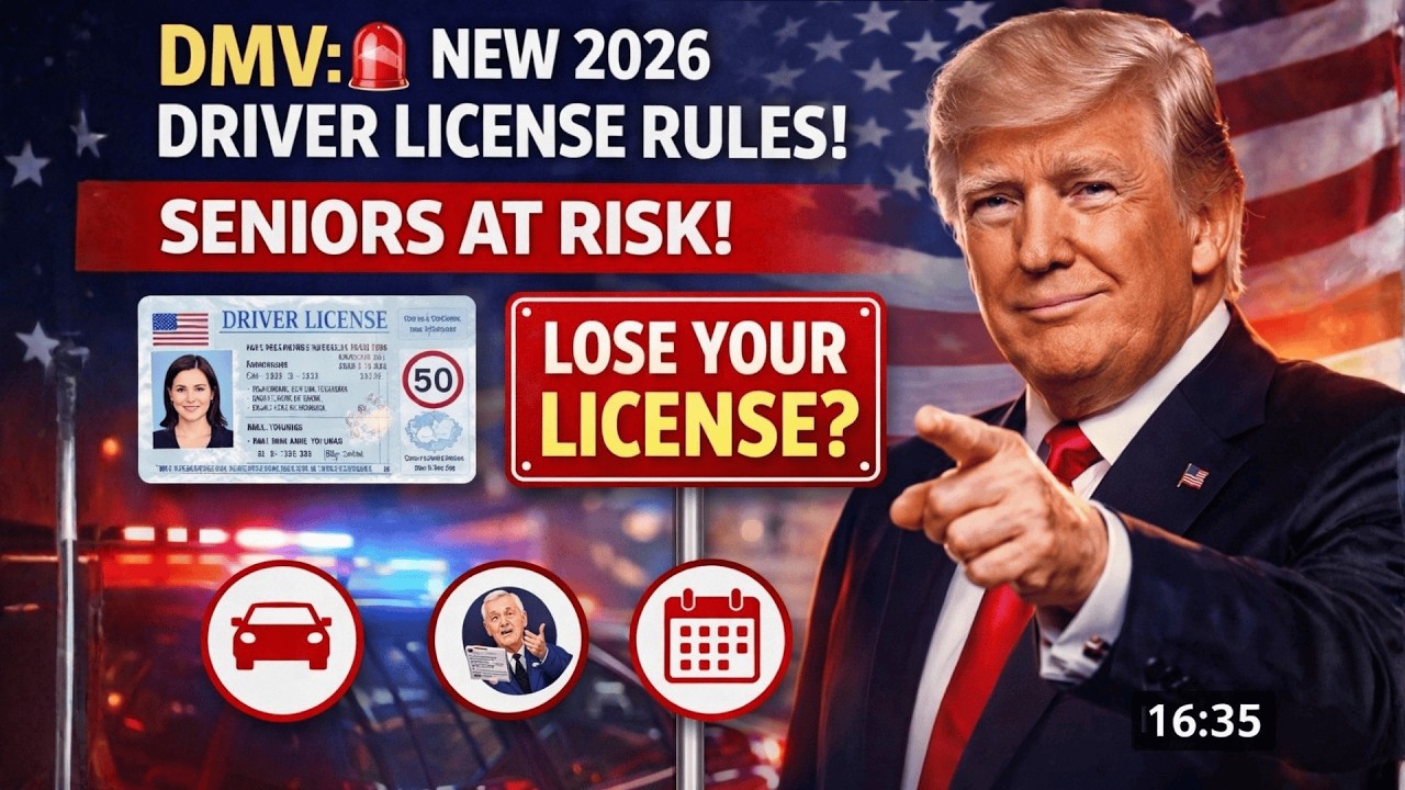 New U.S. Driver License Rules March 2026 &mdash; Seniors at Risk of Losing Their License