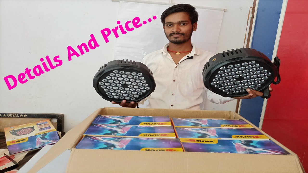 Baisun Dj Par Light Review Unboxing And Price
