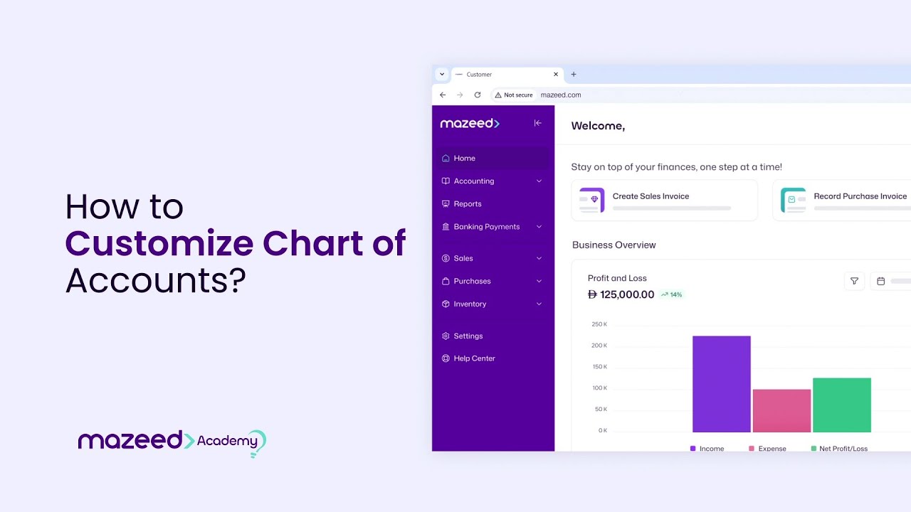 How to Customize Your Chart of Accounts in mazeed | Full Accounting Module Tutorial