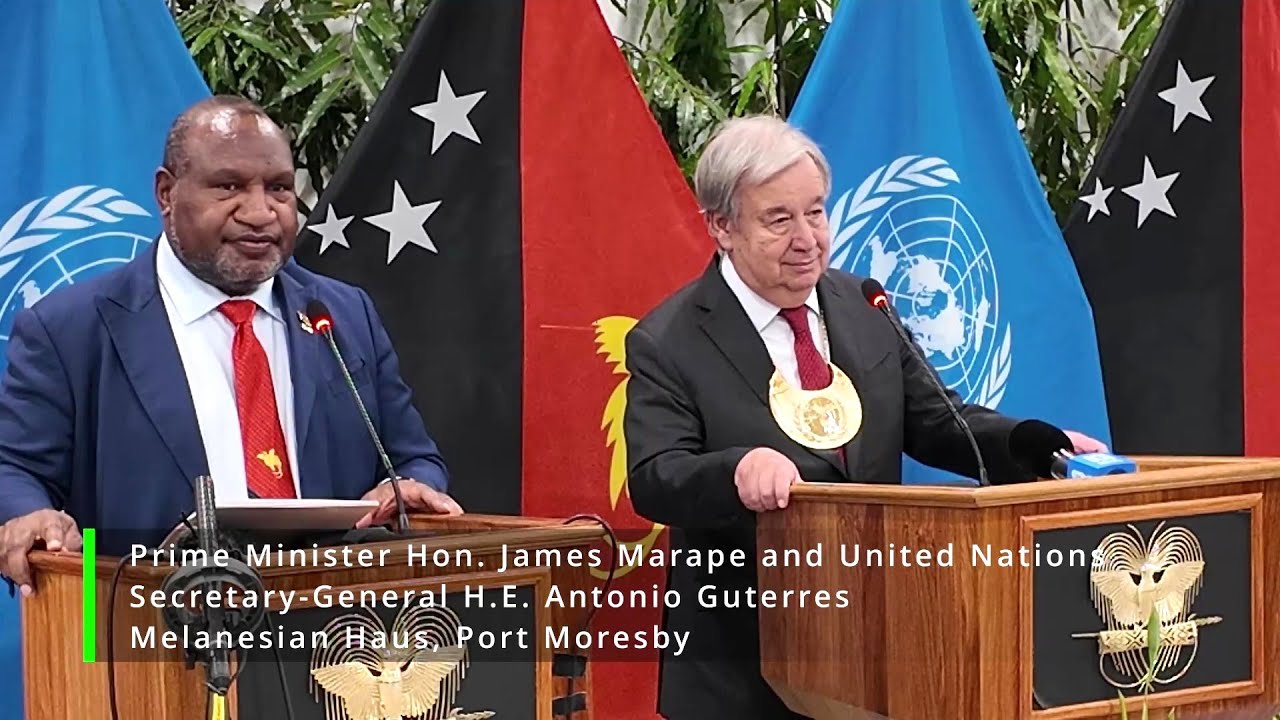 🇺🇳 UN Secretary-General António Guterres in PNG | Historic Visit & 50th Independence Anniversary 🇵🇬