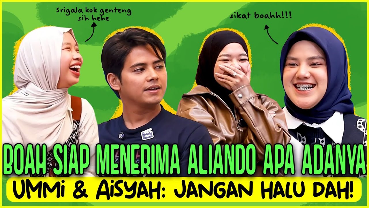 THE NURULS: BOAH SIAP MENERIMA ALIANDO APA ADANYA. UMMI & AISYAH: &ldquo;JANGAN HALU DEH MBAK!&rdquo;