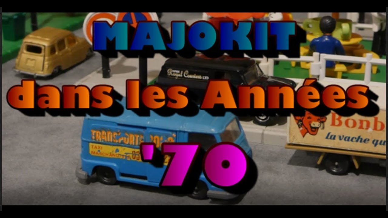 MajoKit dans les Années '70 ... en 1/64 Majorette Matchbox Hotweels Corgi Toys Championnette etc...